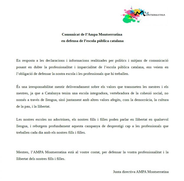 comunicat